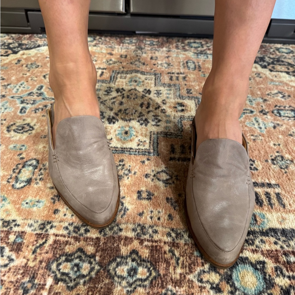Woman’s Gray Loafers